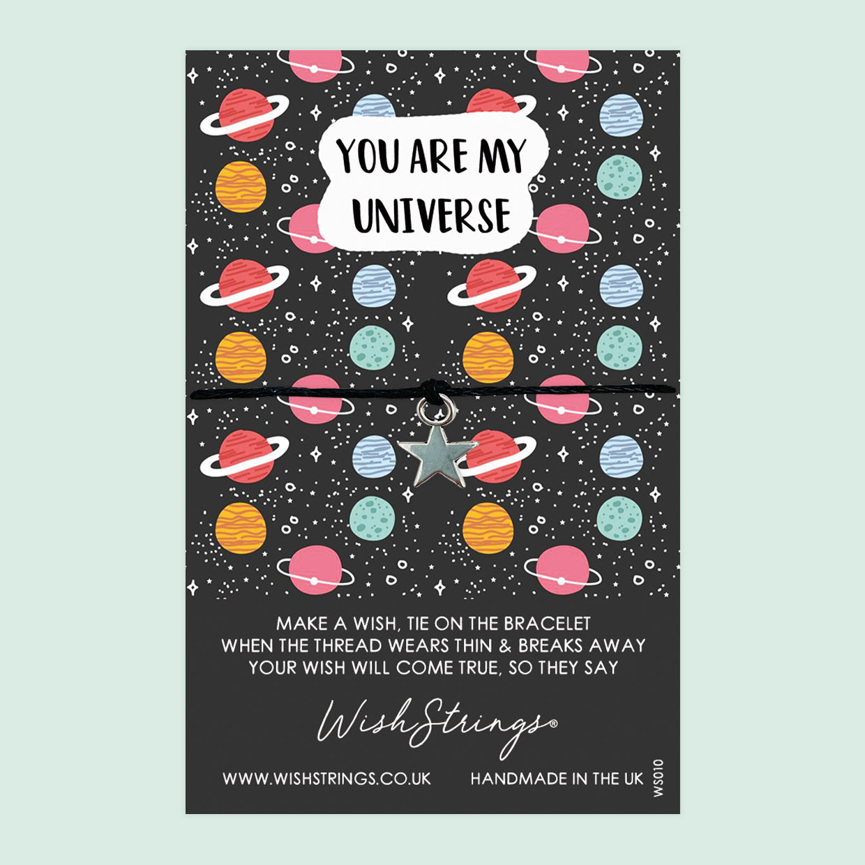 WishStrings Wish Bracelet – Meaningful Valentines Day Bracelet with Gift Card