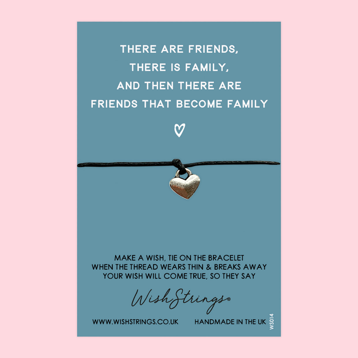 WishStrings Wish Bracelet – Long Distance Friend Gift with Personalized Message and Gift Card