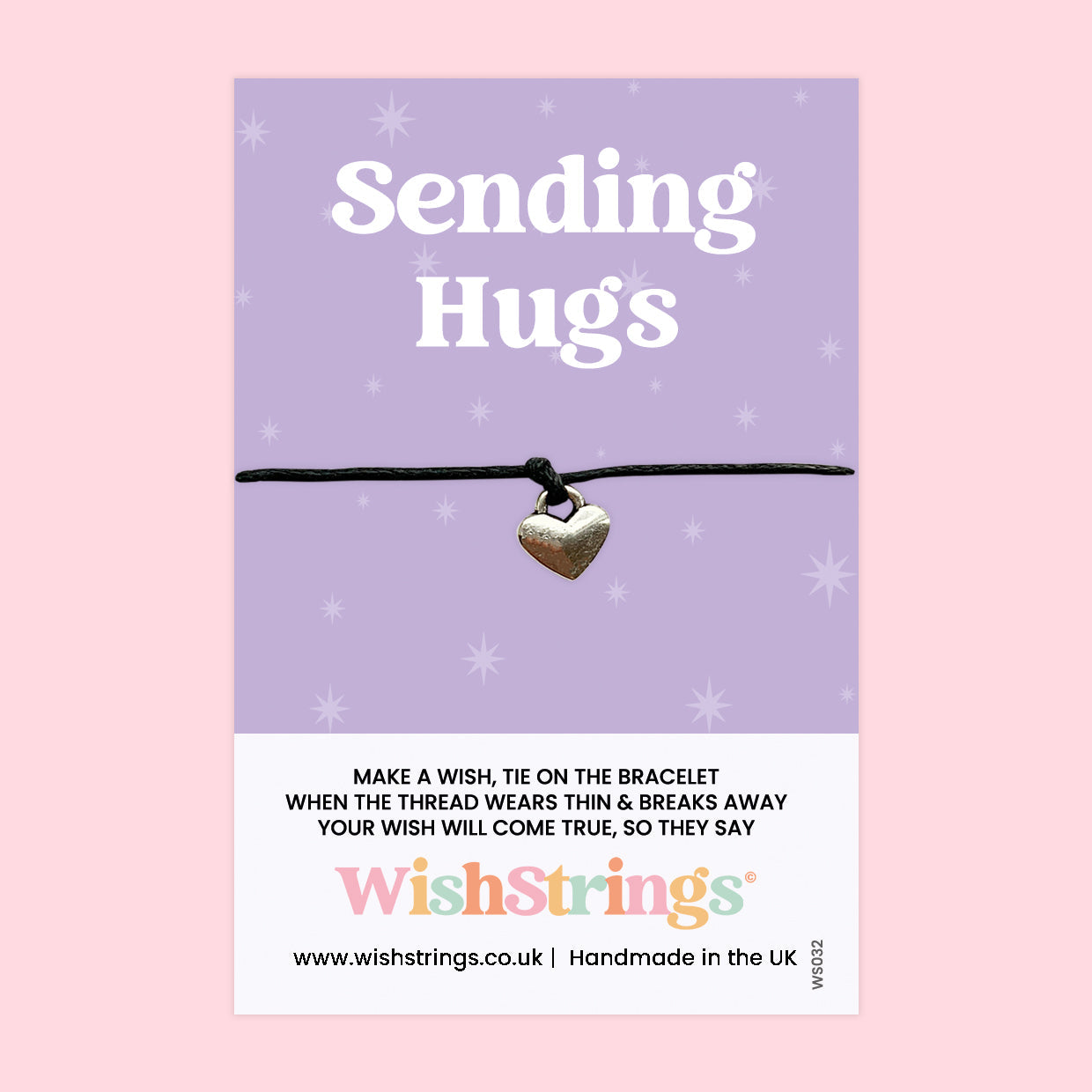Wish Bracelet – Sending Hugs Bracelet With Quote Card | Thoughtful Gift For Long Distance