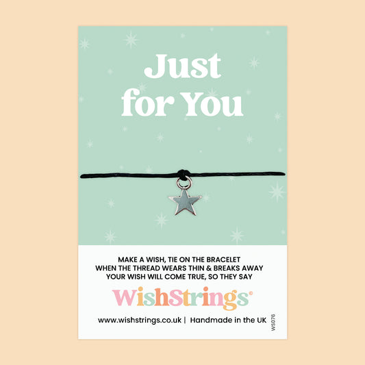 WishStrings Wish Bracelet – Friendship Gift | Just Because Keepsake with Gift Card