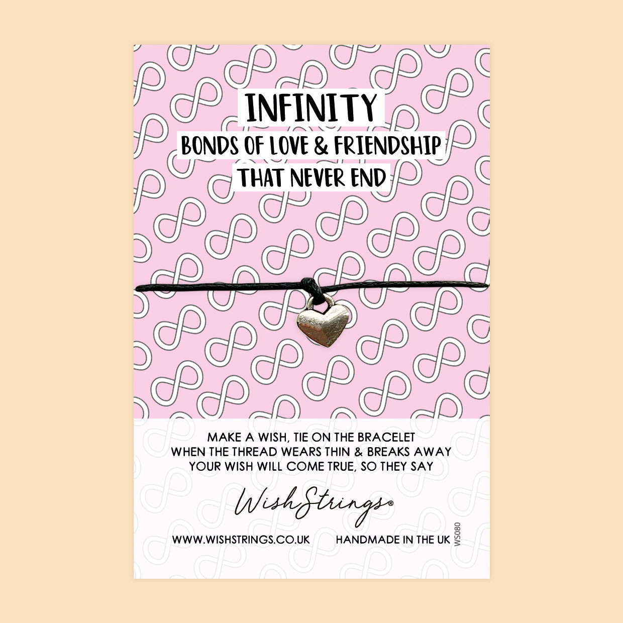 Infinity Wish Bracelet – Meaningful Friendship Gift With Gift Card – Eternal Bond Token
