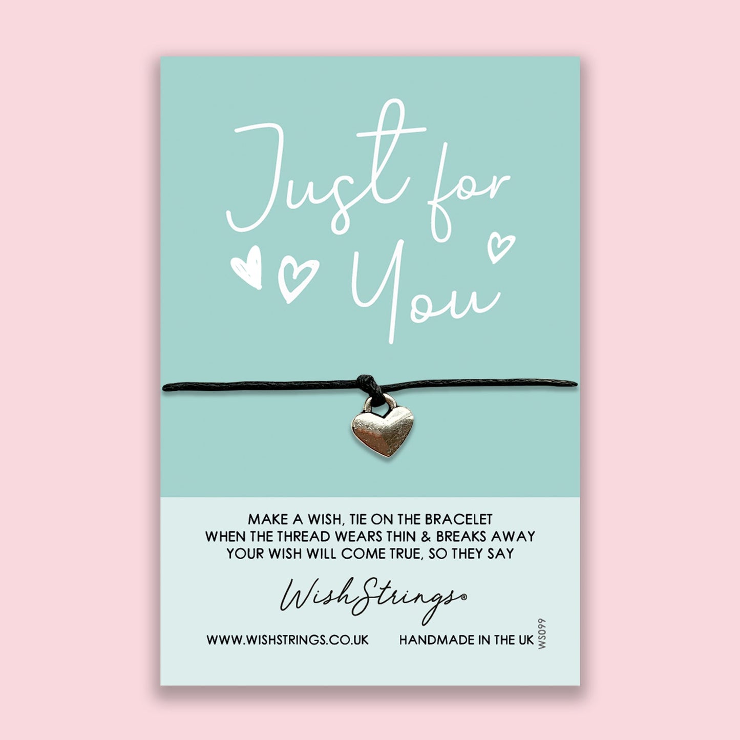 WishStrings ‘Little Wish Just for You’ Wish Bracelet | Thoughtful Gift | Meaningful Keepsake to Show Love & Appreciation