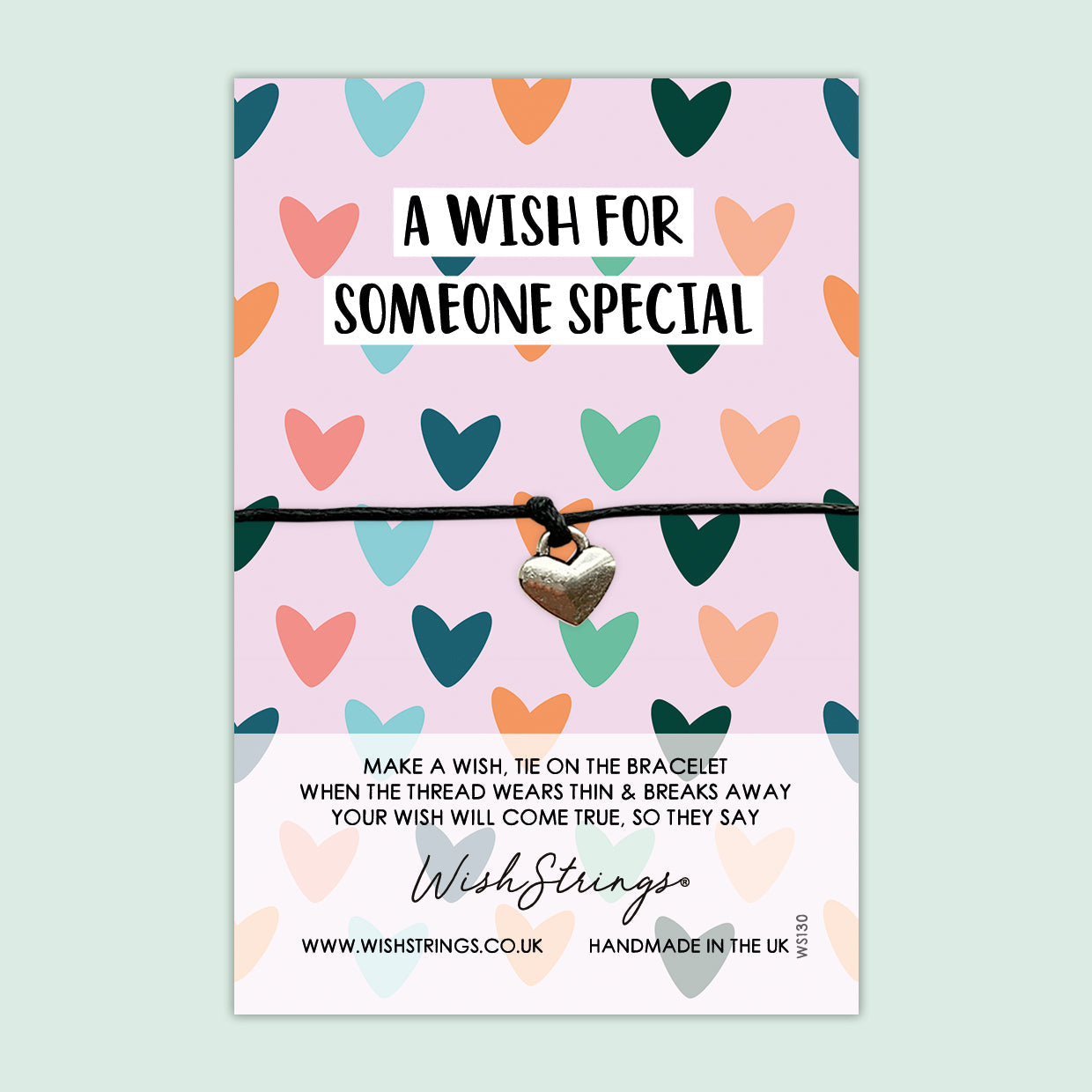 Someone Special Wish Bracelet – Thoughtful Keepsake Friendship Token With Gift Card For Any Occasion
