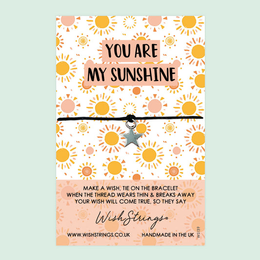 You Are My Sunshine Bracelet – Thoughtful Friendship Gift | Birthday Card Included