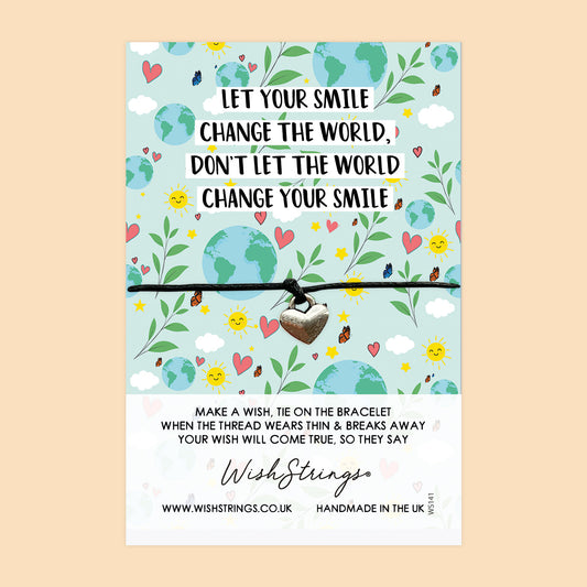 Wish Bracelet – Handmade Wax Cord Bracelet With Gift Card | Positivity Gift & Encouragement