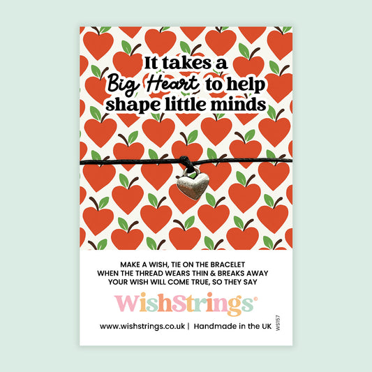 Wish Bracelet – Teacher Gift | End of Term Keepsake With Gift Card | Handmade Bracelet