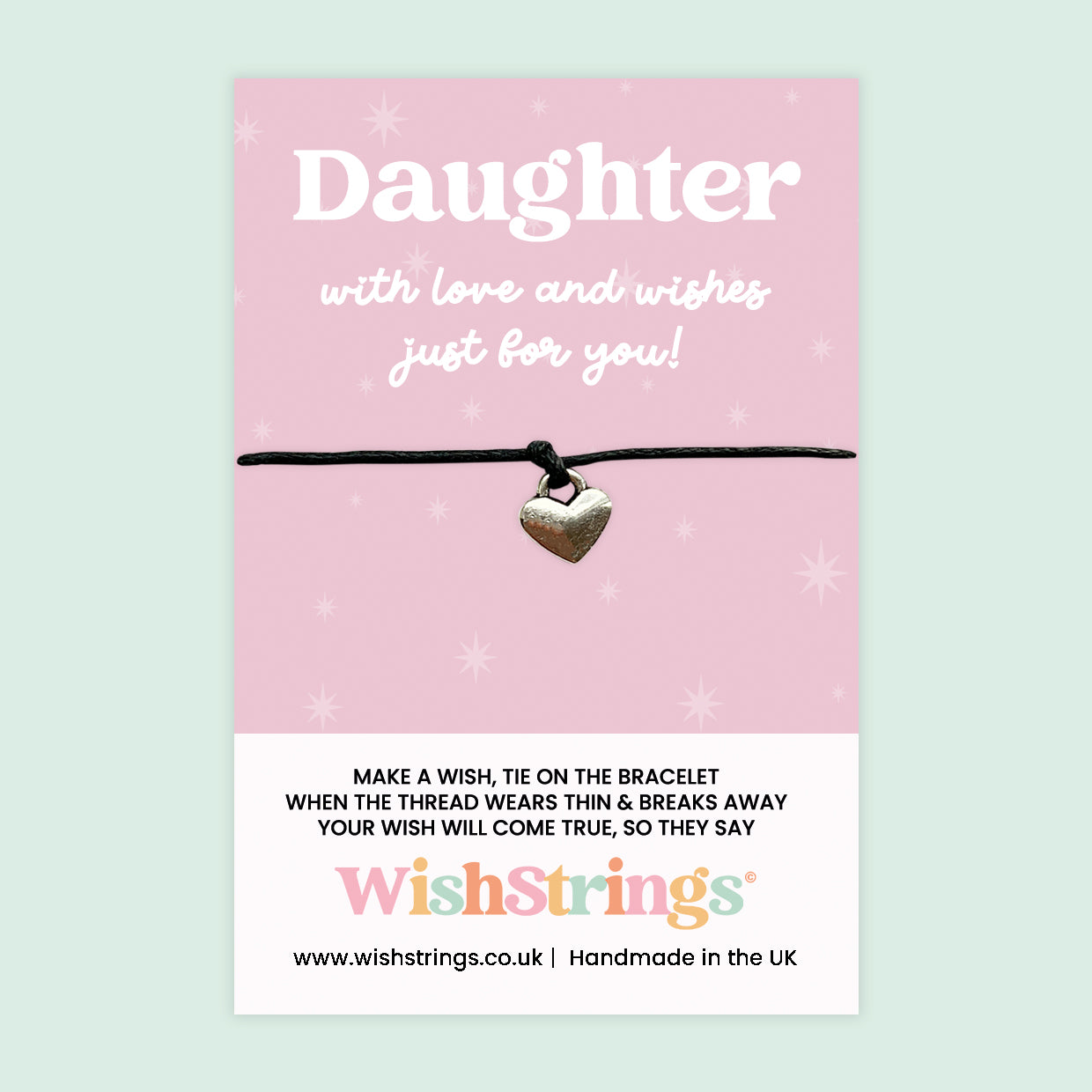 Daughter Wish Bracelet – Thoughtful Birthday Gift With Gift Card | Meaningful Keepsake