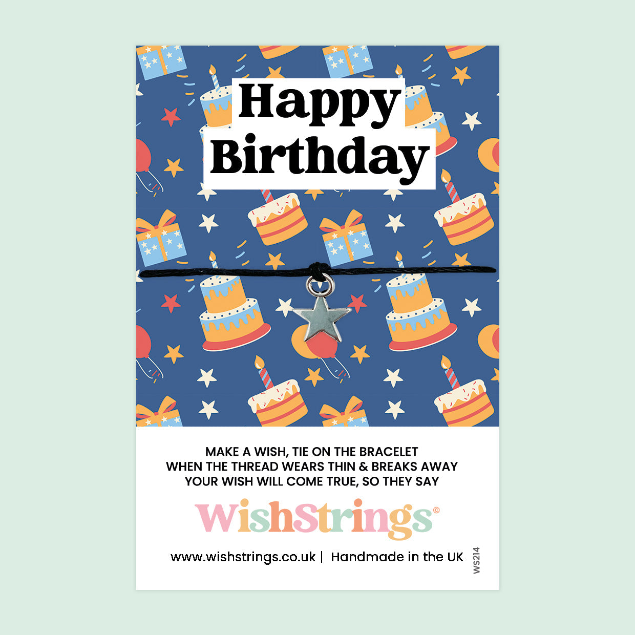 Happy Birthday Bracelet – Celebration Wristband with Gift Card for Meaningful Birthday Keepsake