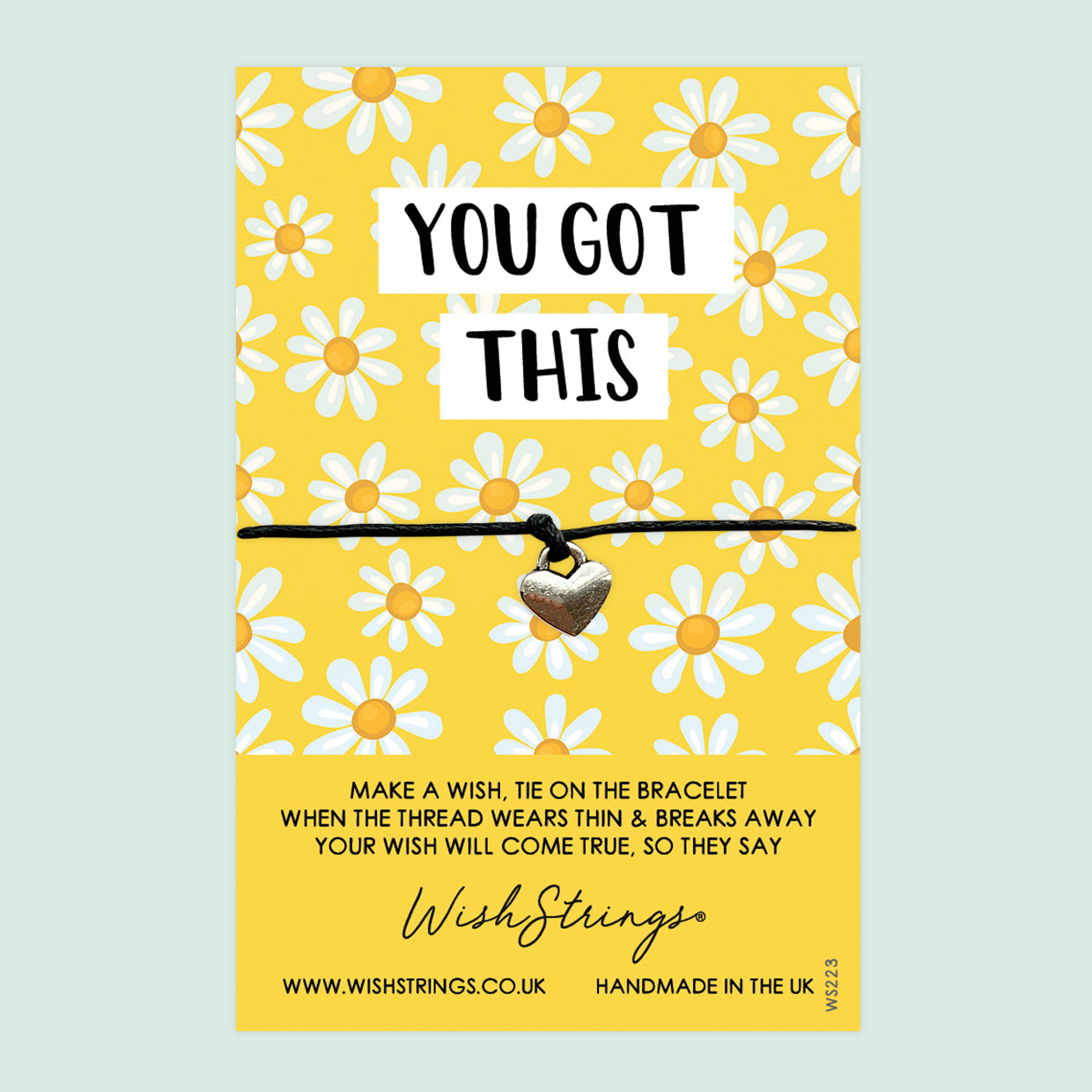 You Got This Bracelet – Motivational Wish Bracelet with Gift Card | Encouragement Gift Idea