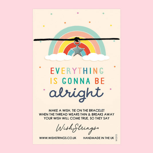 Wish Bracelet – Handmade Cotton Wax Cord | Positivity Gift With Letterbox Friendly Card