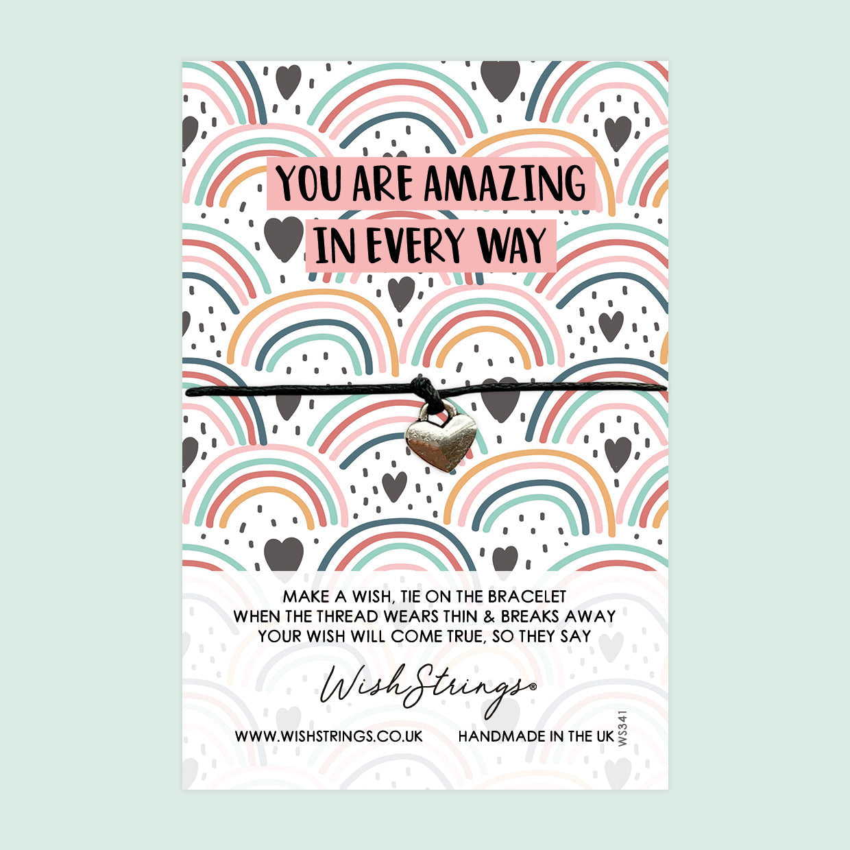 Wish Bracelet – Inspirational Birthday Gift With Letterbox Friendly Card