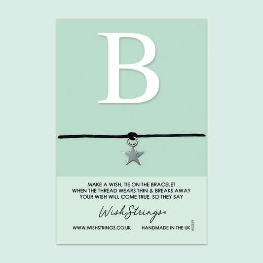 Letter B Bracelet – Personalized Gift Bracelet With Gift Card | Handmade Keepsake