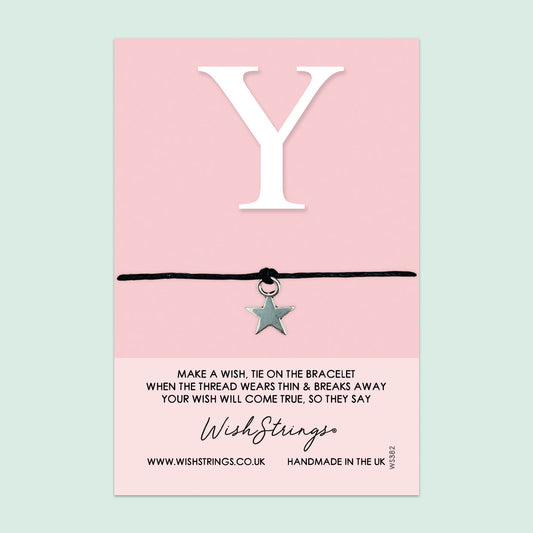 Letter Wish Bracelet – Personalized Initial Bracelet With Gift Card | Meaningful Keepsake