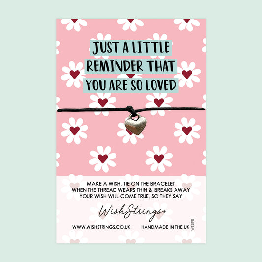 WishStrings Wish Bracelet – Meaningful Gift Bracelet With Letterbox Friendly Card For Birthdays