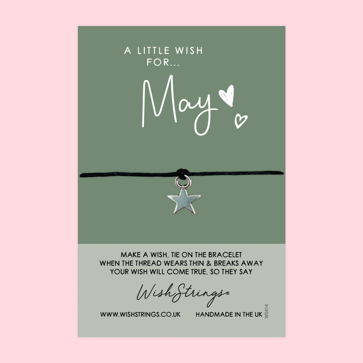 May Birth Month Bracelet – Handmade Wish Bracelet With Gift Card | Taurus Gemini Zodiac Jewelry