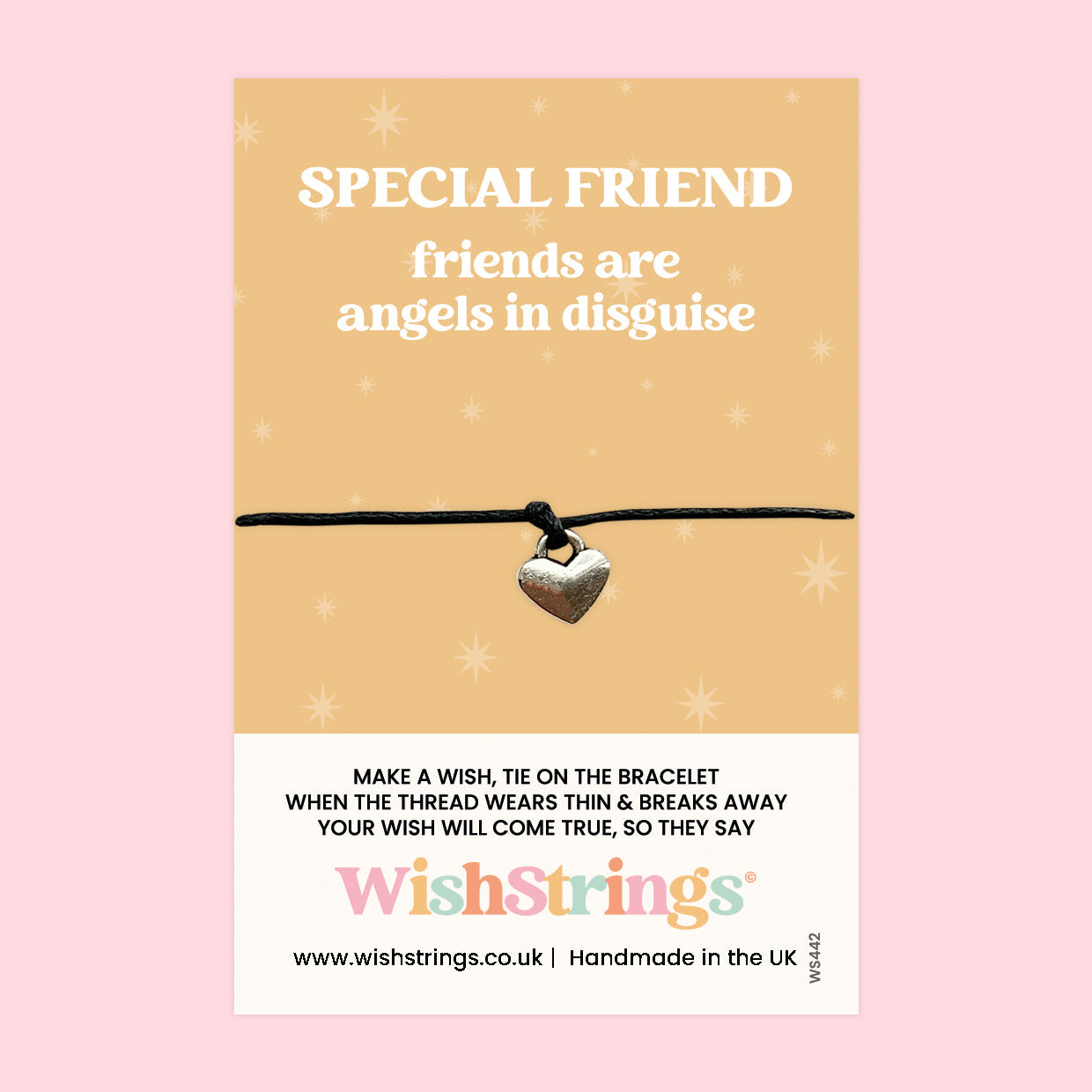 WishStrings Wish Bracelet – Special Friend Gift | Letterbox Friendly Birthday Keepsake