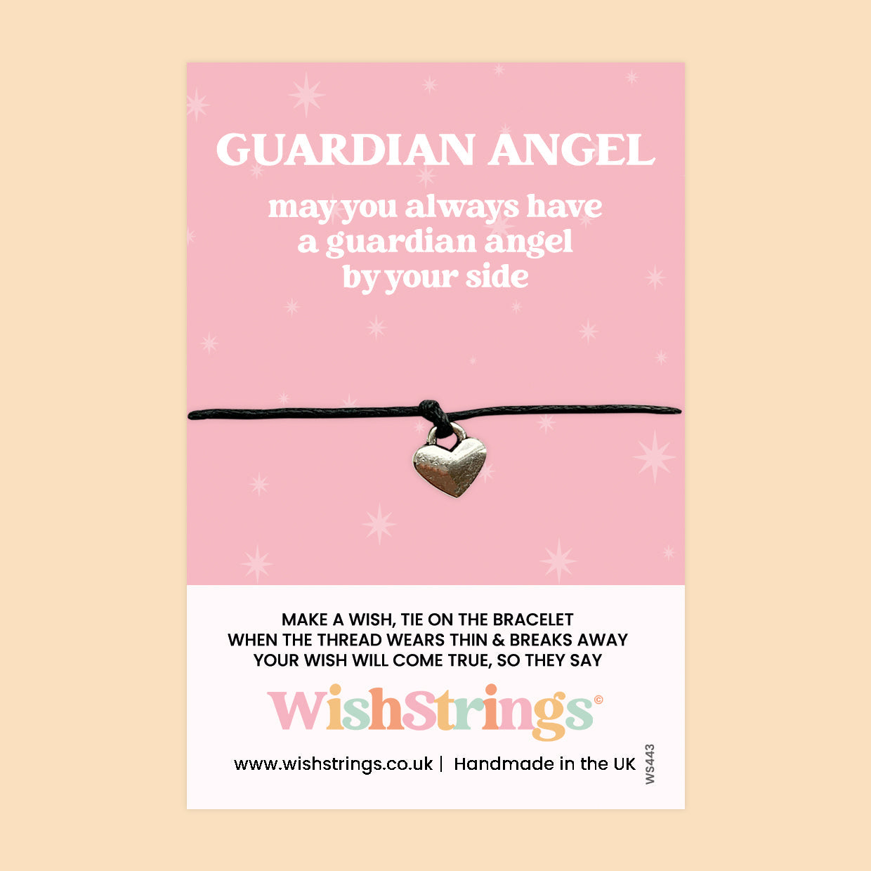 Guardian Angel Bracelet – Handmade Wish Bracelet With Gift Card | Comfort Gift