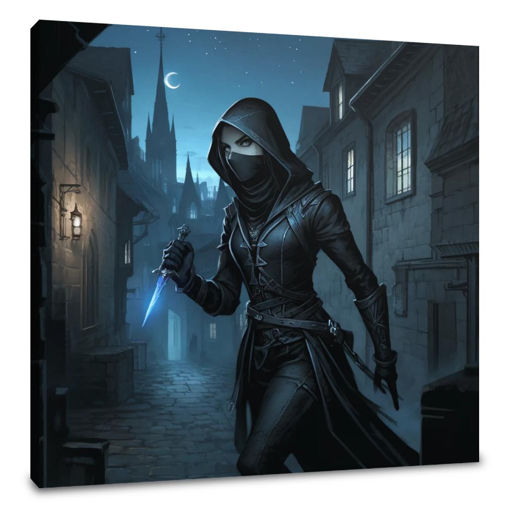 Stealthy Assassin Canvas