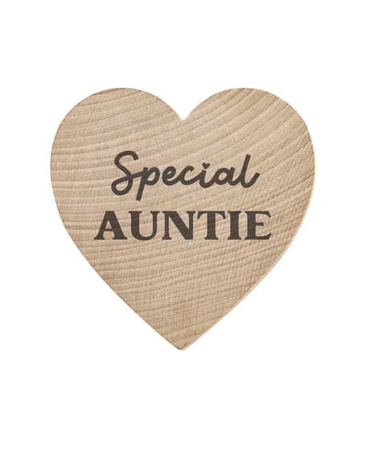 WishStrings Pocket Hug – Special Auntie Heart Token Gift | Thoughtful Keepsake from Niece or Nephew | Letterbox Hug | Gift for Her | Handmade in the UK