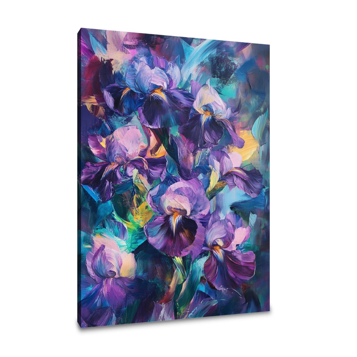 Enigmatic Iris Canvas