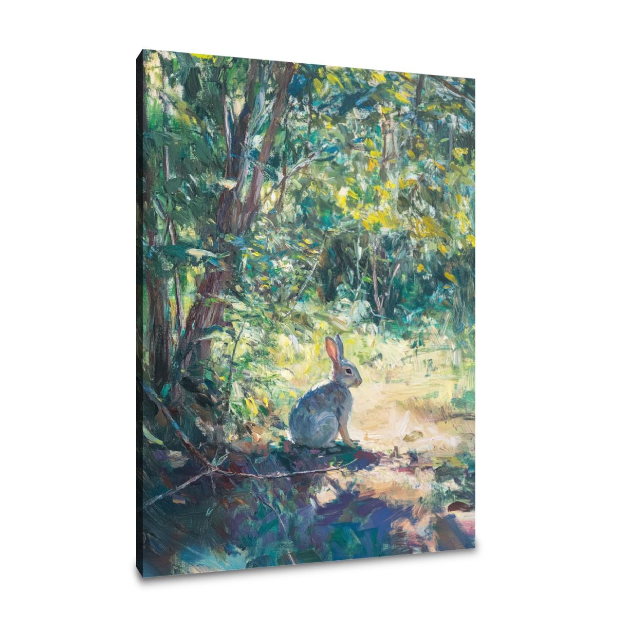Rabbit's Grazing Canvas