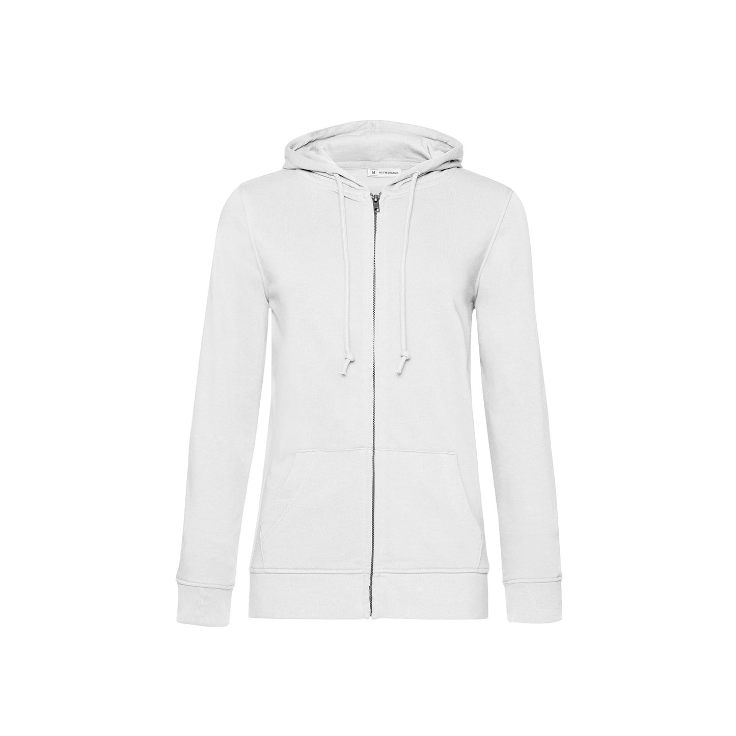 Organic Essential Zipped Hoodie: Womens