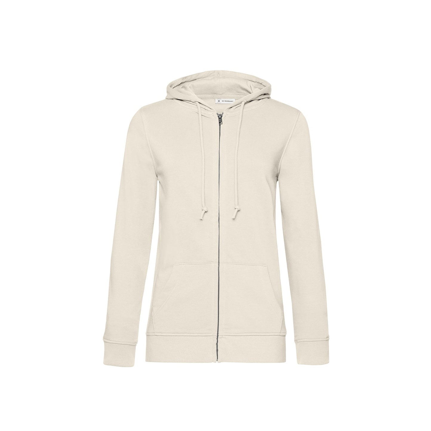 Organic Essential Zipped Hoodie: Womens