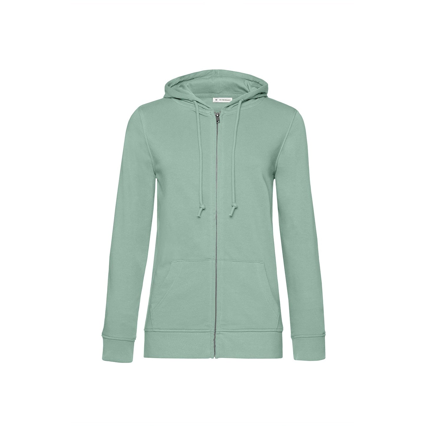 Organic Essential Zipped Hoodie: Womens