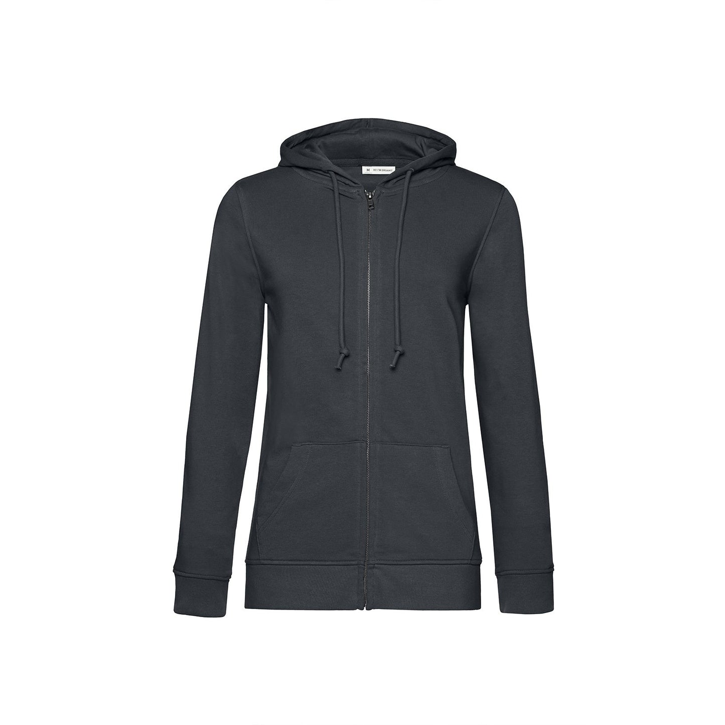 Organic Essential Zipped Hoodie: Womens