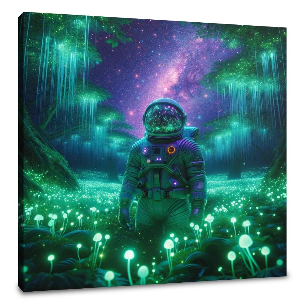 Cosmic Jungle Canvas