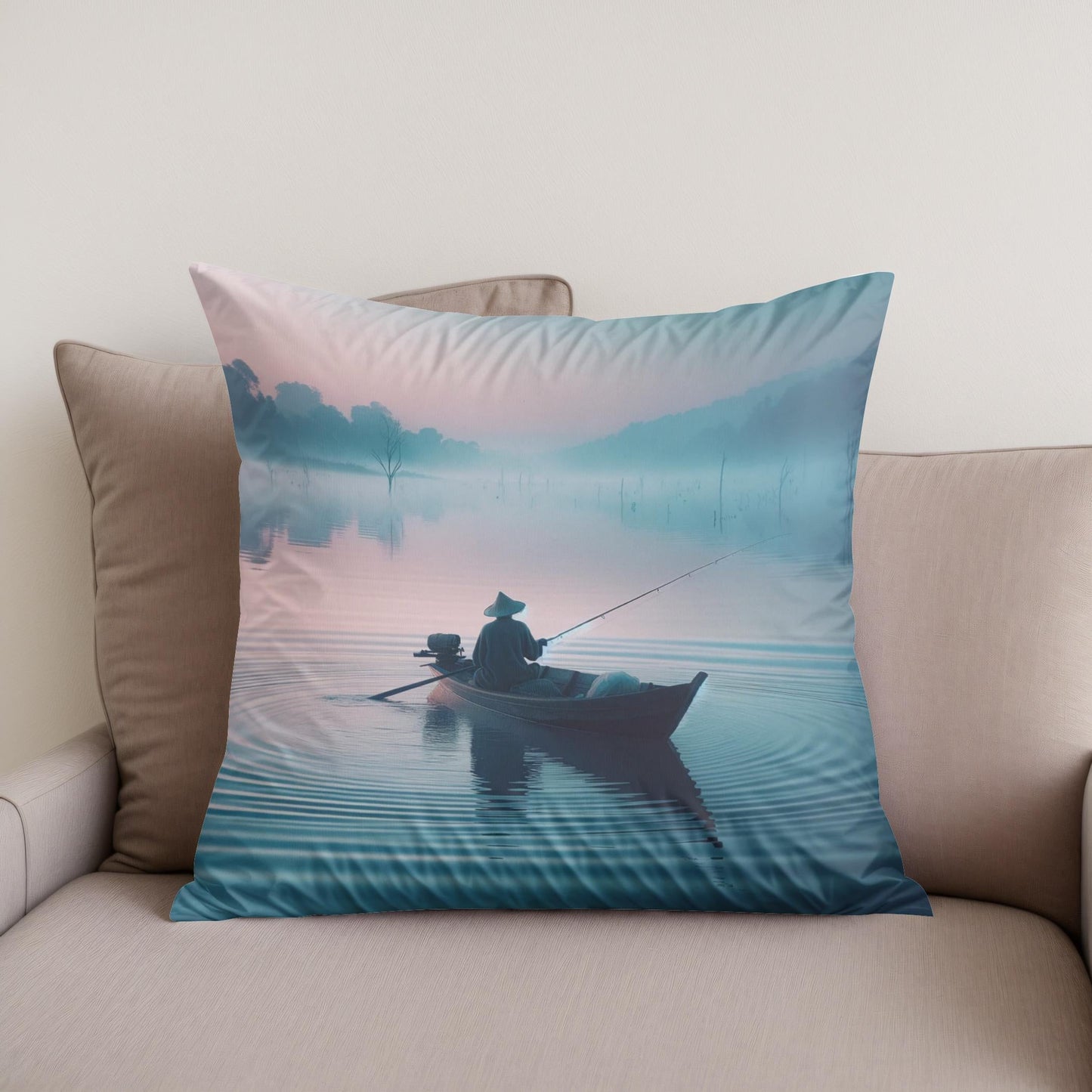 Dawn Angler Cotton Cushion