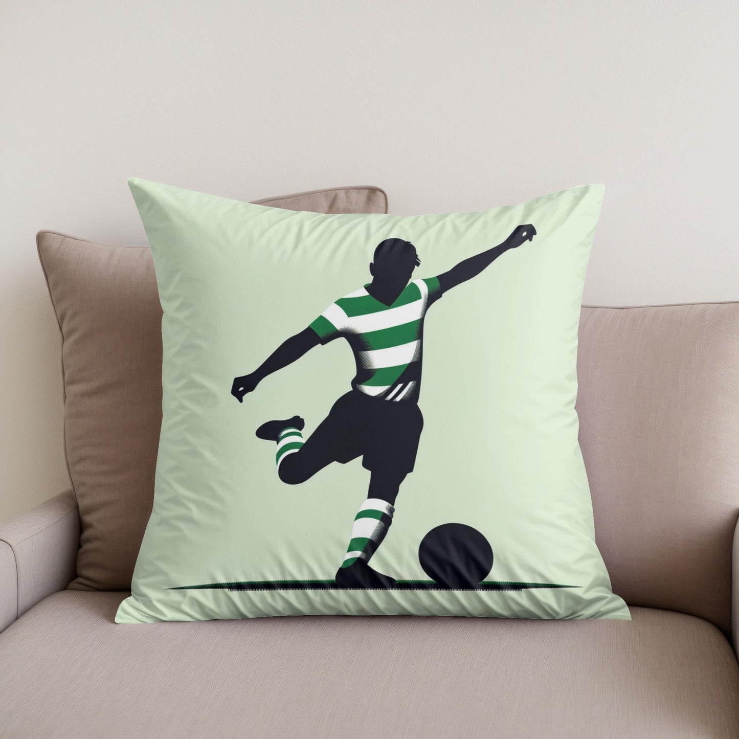 Celtic Free Kick Cotton Cushion