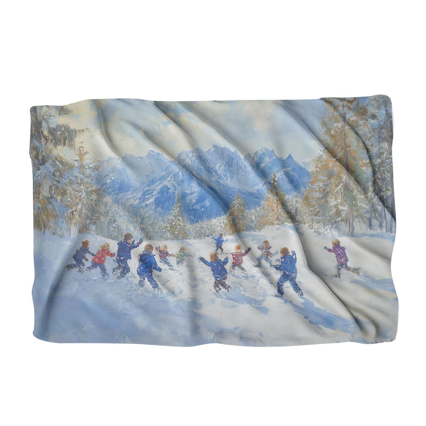 Snowball Showdown Blanket