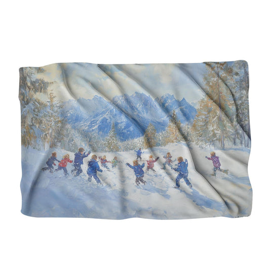 Snowball Showdown Blanket
