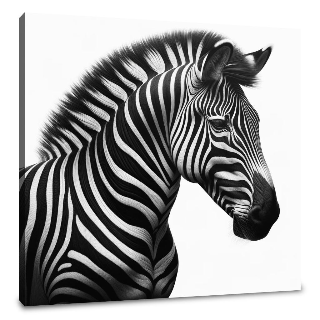 Zebra Essence Canvas