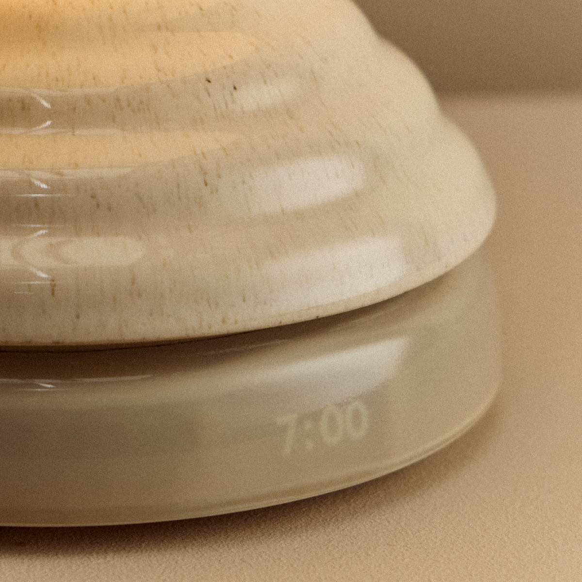 Wake Sleep Light in Pebble White