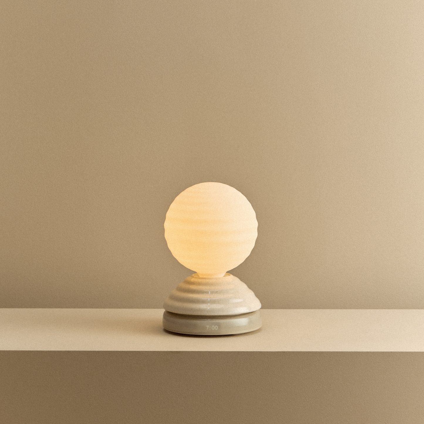 Wake Sleep Light in Pebble White