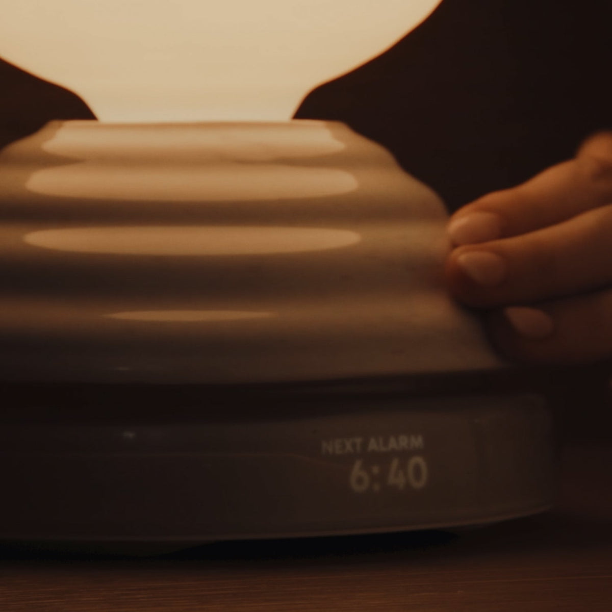 Wake Sleep Light in Pebble White