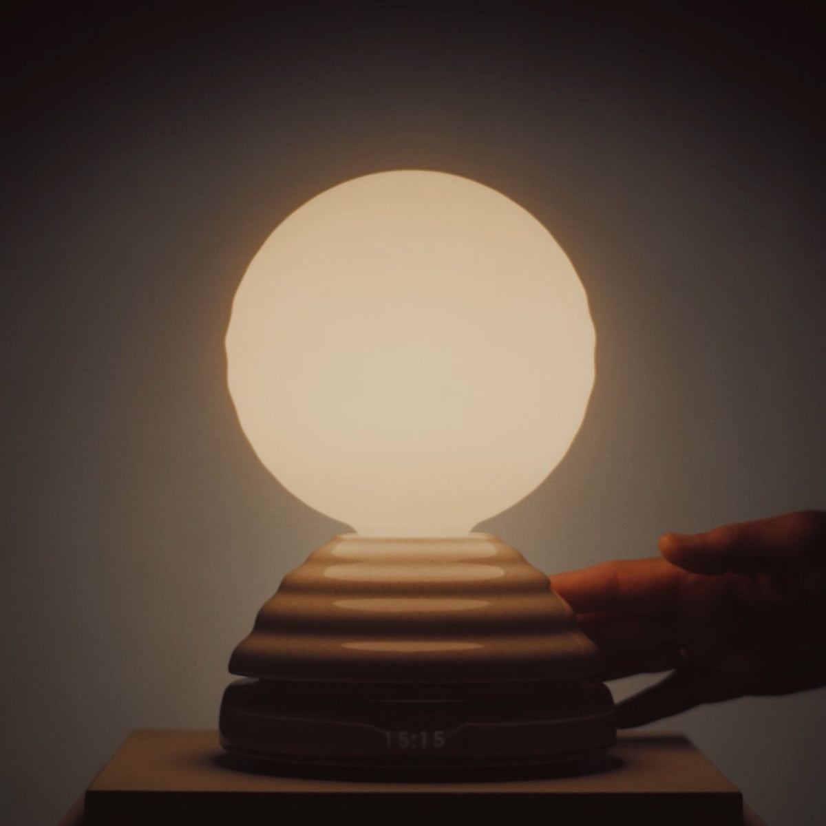 Wake Sleep Light in Pebble White