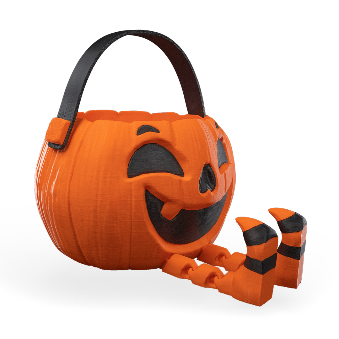 Walking Pumpkin Candy Holder – Halloween Candy Bowl