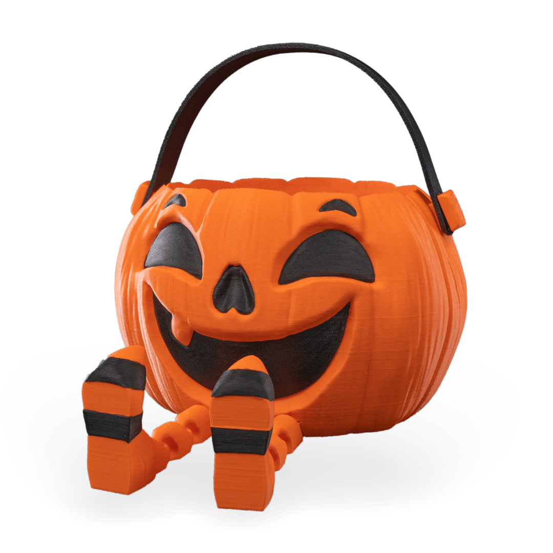 Walking Pumpkin Candy Holder – Halloween Candy Bowl