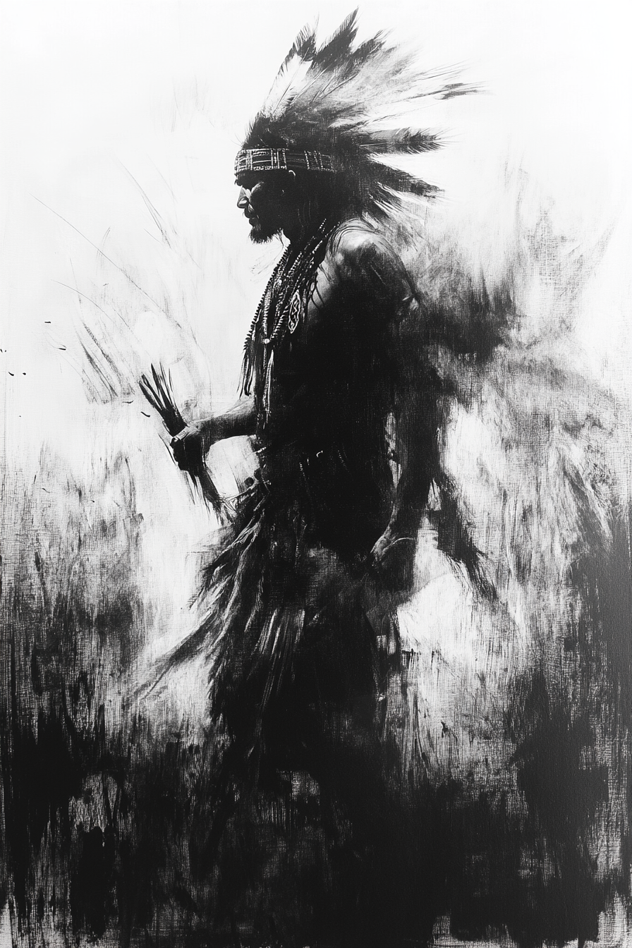 Warrior Chief's Majesty Canvas