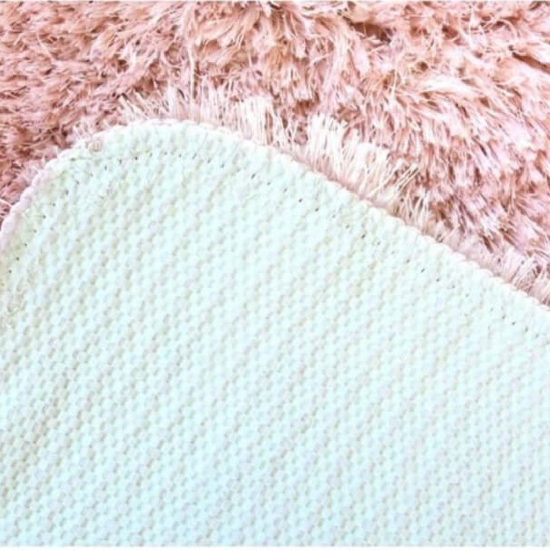 Soft Washable Pink Shaggy Rug | SA-07