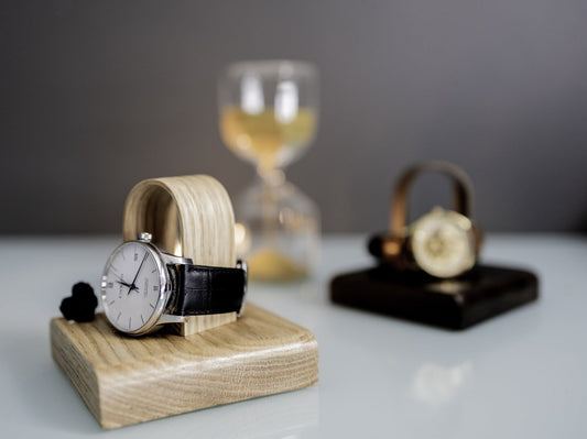 Oak Watch Stand | Single Watch Display Holder | Handcrafted in England