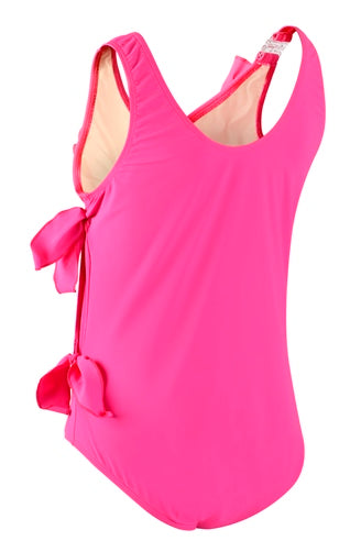 Girl's Waterfall Swimsuit in Tropic Turquoise