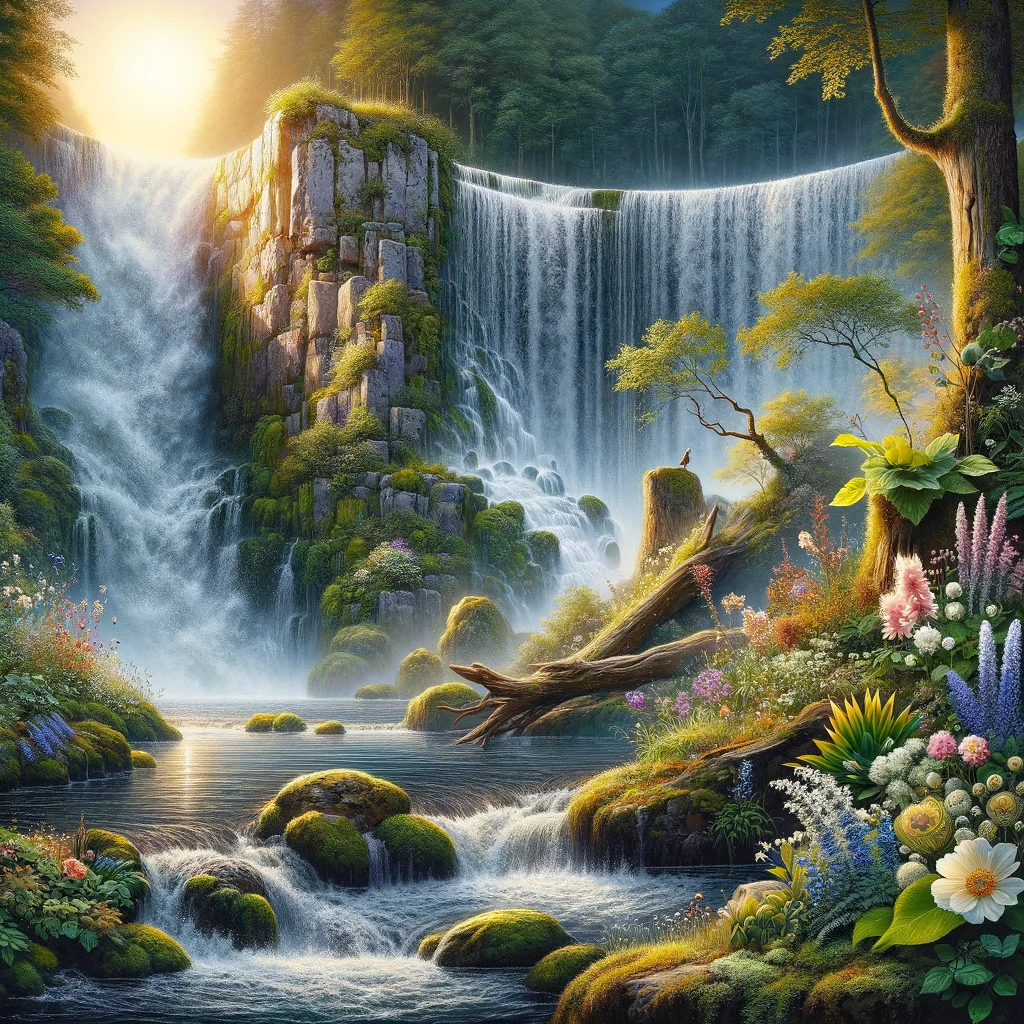 Waterfall Haven Canvas