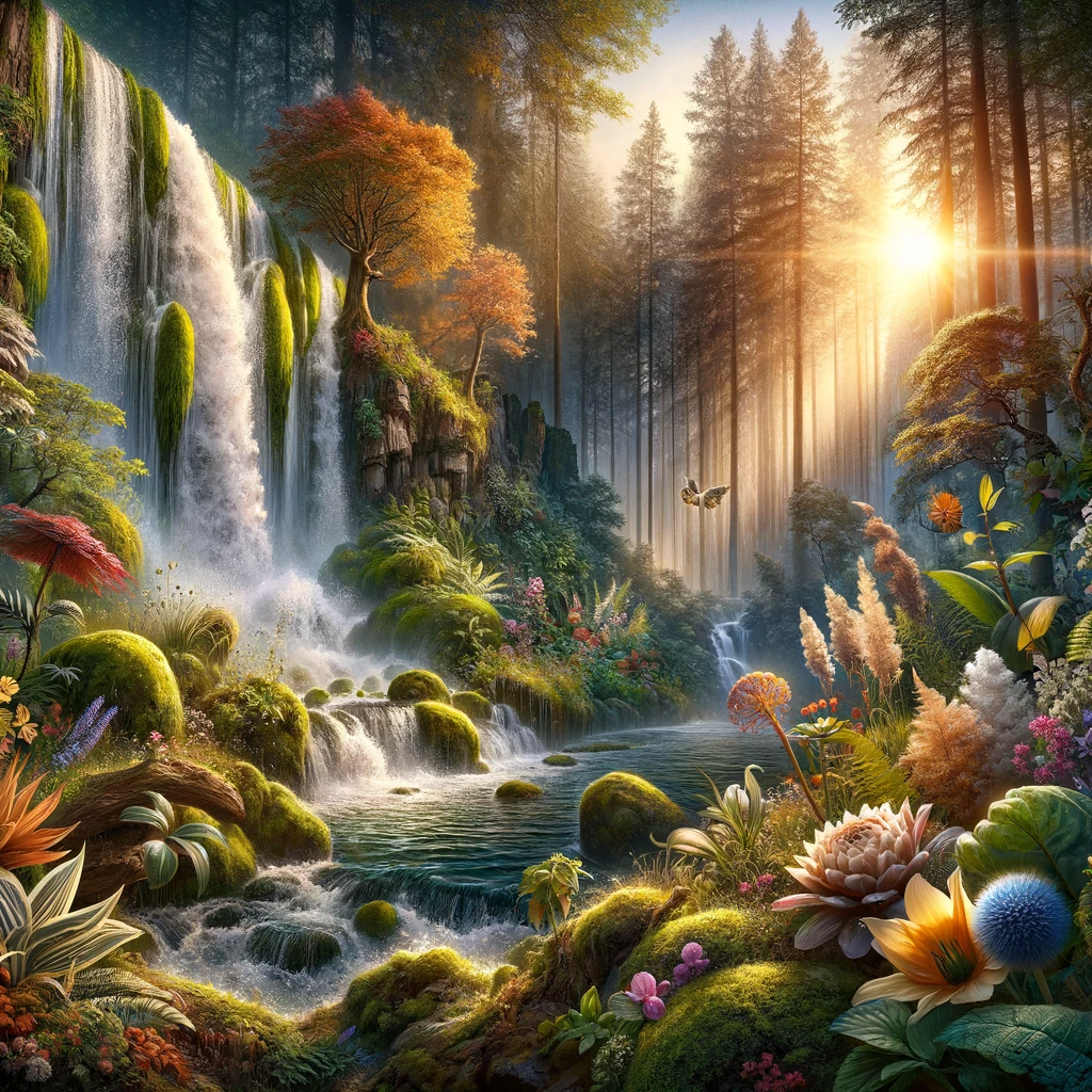 Waterfall Oasis Canvas