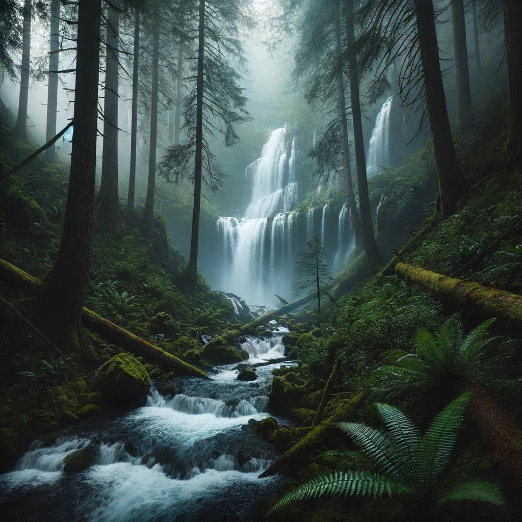 Waterfall Serenity Canvas