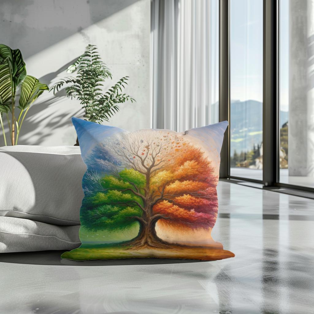 Seasons in Harmony Cotton Cushion