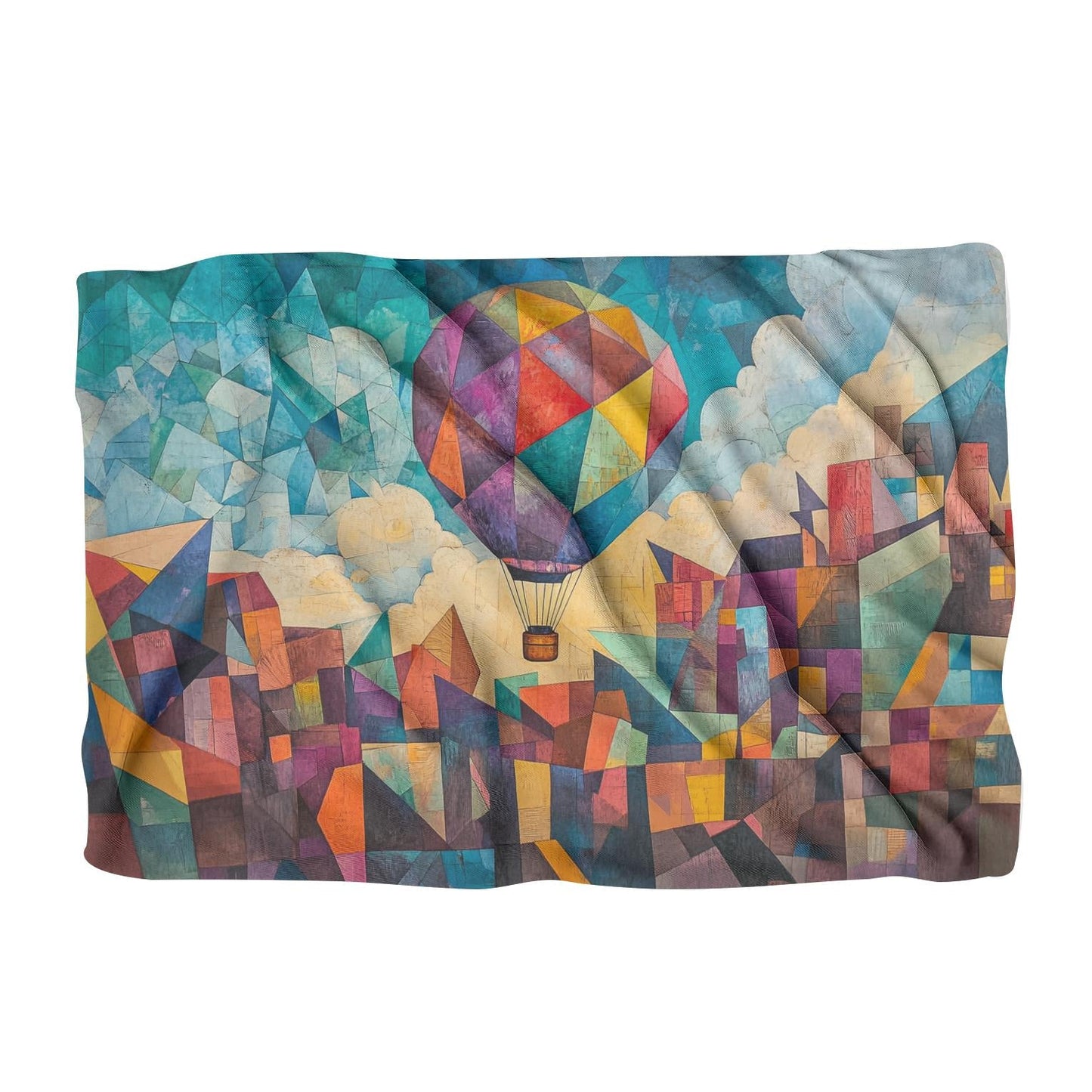 Balloon Over Geometric Blanket